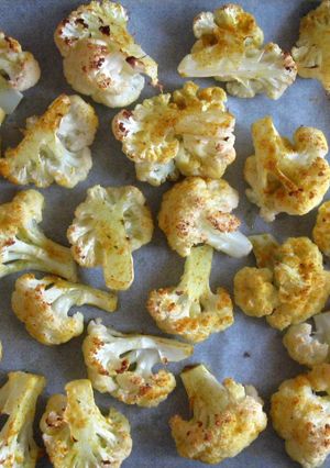 A picture of Curry Flavoured Roasted Cauliflower.