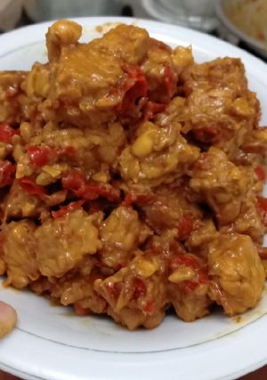 Foto resep Tempe ponggol (dengan santan)