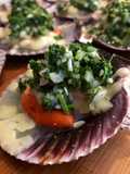 Ostiones con salsa verde🍋