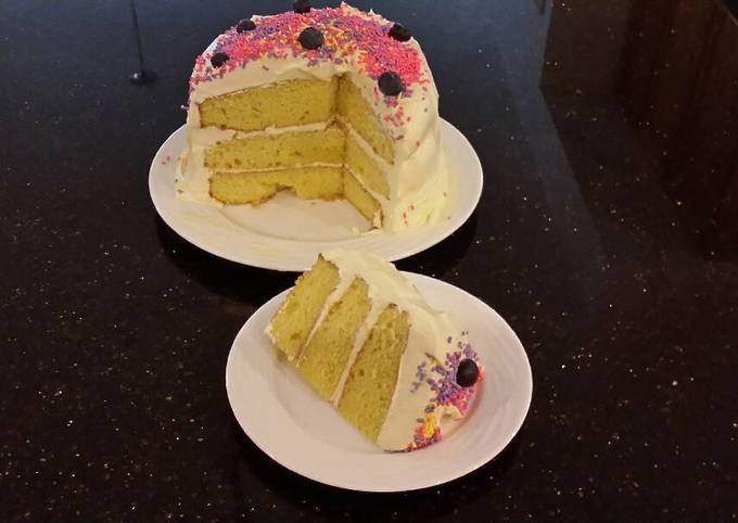 Recipe of Homemade Fresh Lemon Layer Cake