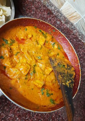 A picture of Dum Aloo.