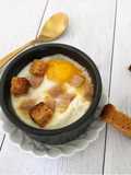 Baked Eggs with Foie Gras and Gingerbread