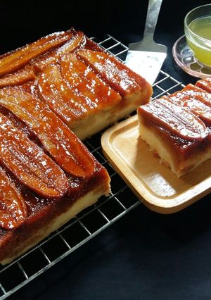 รูปของ Banana upside down cake