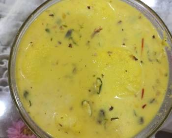 Easy Serving Recipe Rasmalai Very Delicious