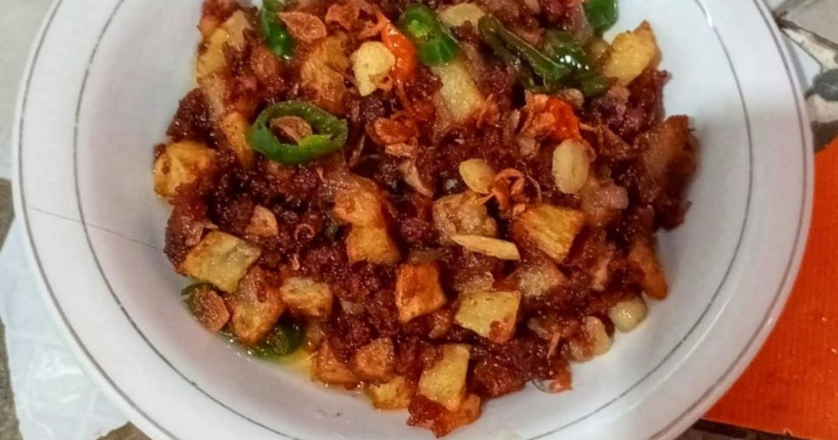 Sambal Goreng Kornet Sapi Kentang