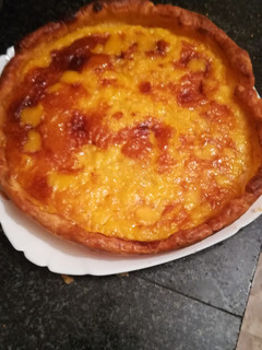 Una foto de Tarta de hojaldre de naranja