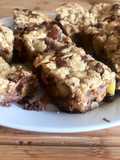 Apfel-Streusel-Blondies