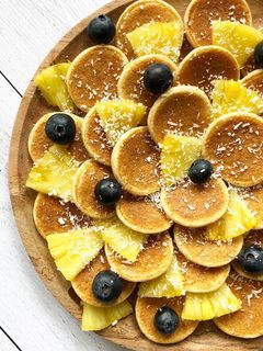 Une photo de Pancakes coco
