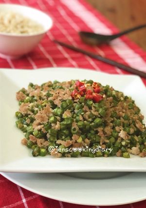 A picture of Sechuan Stir Fry Green Beans.