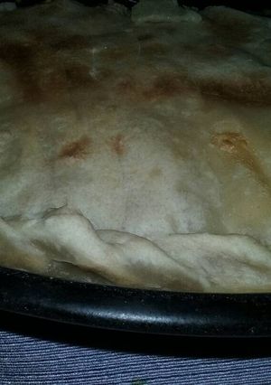 Una foto de Tarta de pescado 🐟🍷