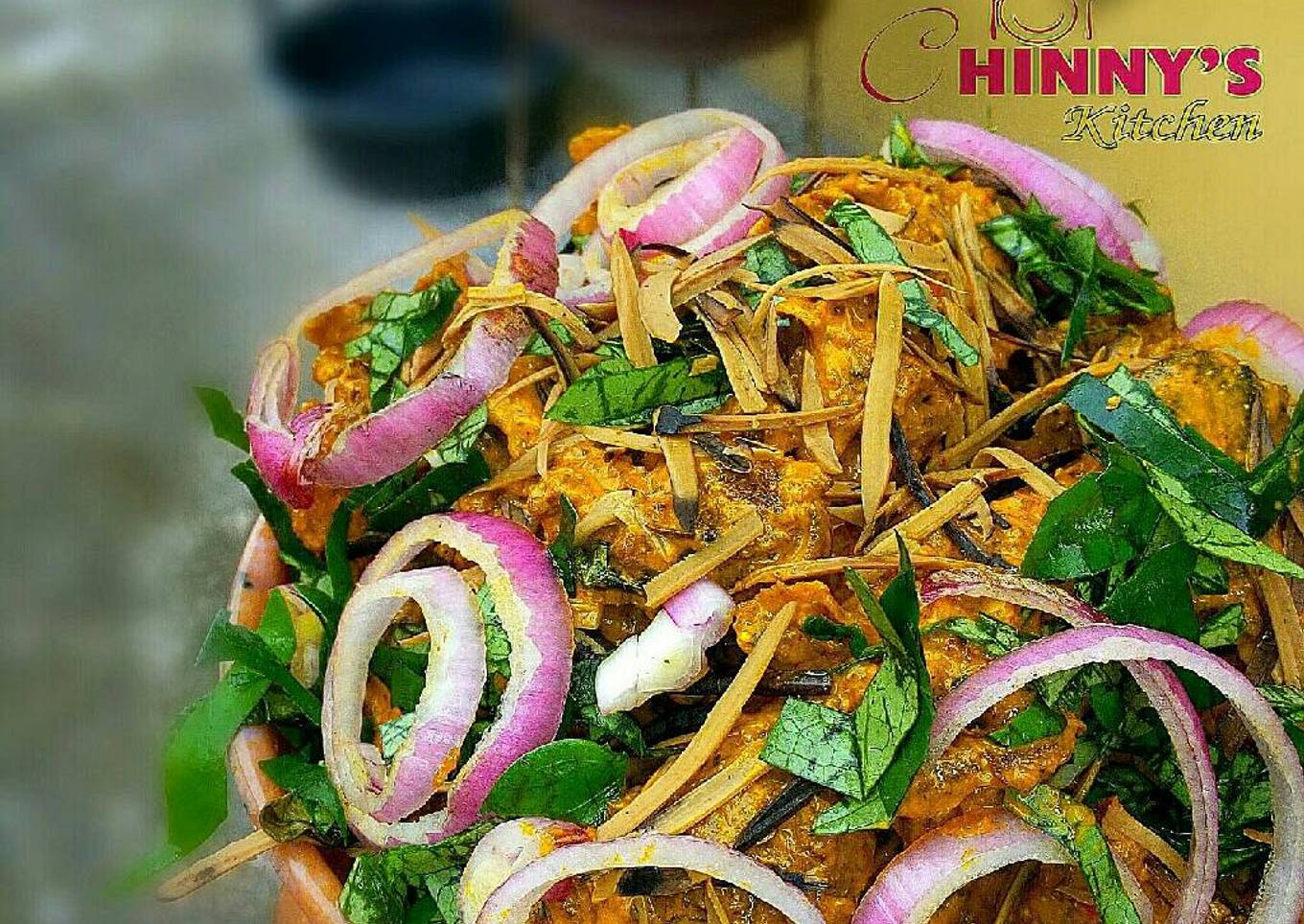 Spicy goat head(ise Eku)