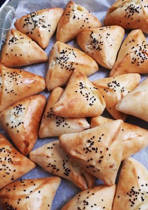 صورة لوصفة فطائر الجبن والسبانخ