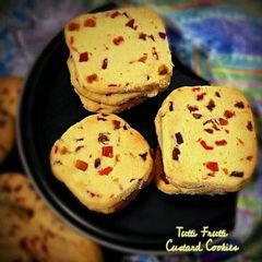 A picture of Tutti Frutti Custard Cookies.
