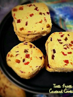 A picture of Tutti Frutti Custard Cookies.