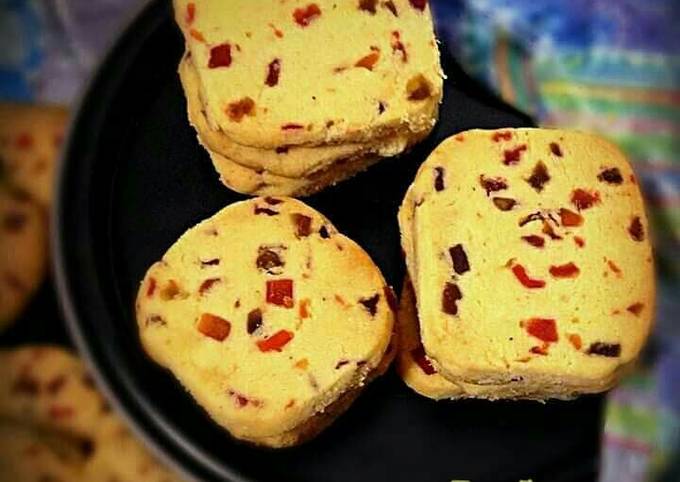 Tutti Frutti Custard Cookies