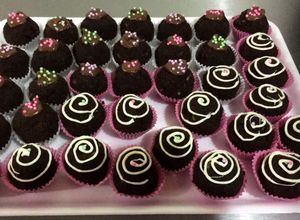 Una foto de Trufas de chocolate