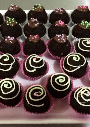Una foto de Trufas de chocolate