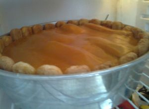 Una foto de Postre borracho con vainillas