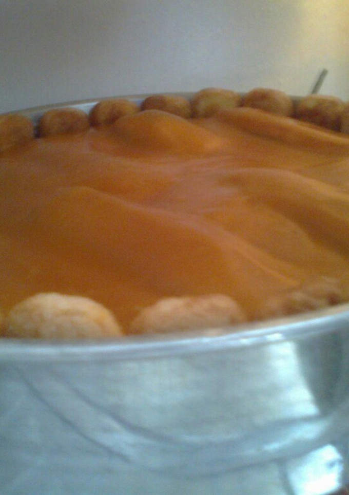 Una foto de Postre borracho con vainillas