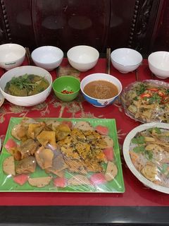 Hình của món Mâm chay.