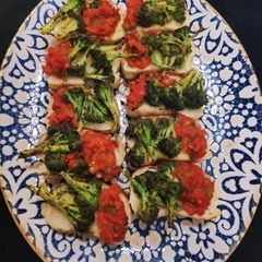 Pesto Salsa Bruschetta A picture of Pesto Salsa Bruschetta.