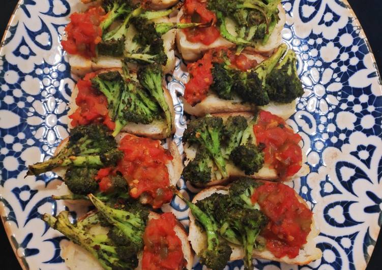 How to Prepare Super Quick Homemade Pesto Salsa Bruschetta