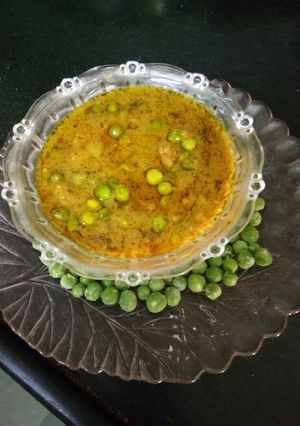 A picture of Aloo matar recipe.