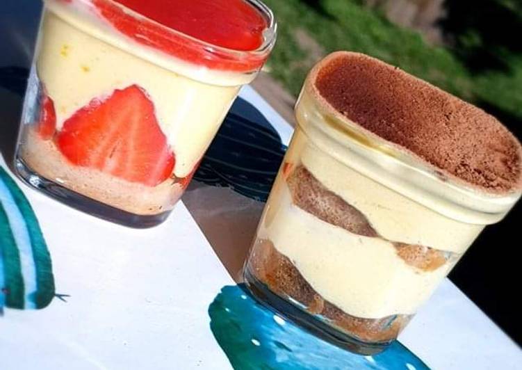 Comment Servir Tiramisu café et fraise