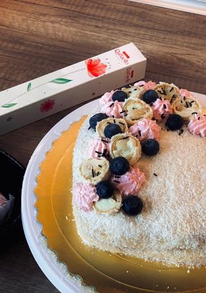 Raffaello szívecske torta 🥥🍰 recept fotója