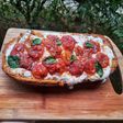 Roasted cherry tomatoes & burrata bread ❤️