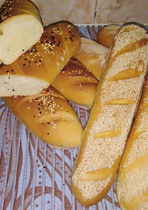 صورة لوصفة خبز باغيت بزاف خفيف وبنين