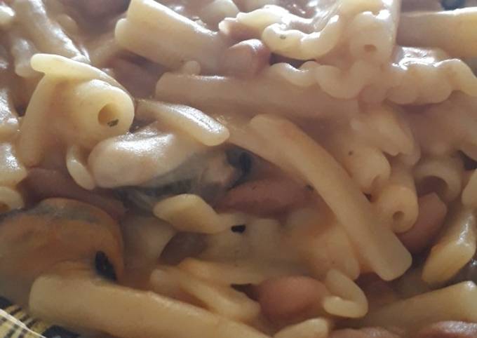 Come a Preparare Qualsiasi notte della settimana Pasta e fagioli con cozze