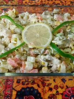 عکسی از دستور سالاد کرفس و مرغ