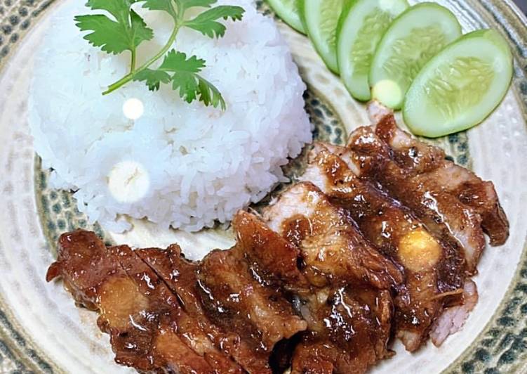 หมูอบกระเทียมพริกไทย🐷🌾 สูตรเข้มข้นถึงเครื่อง