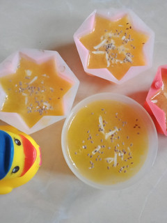 Foto resep Puding mangga toping keju+chia seed