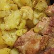Pechito de cerdo con papas a la Diabla👹