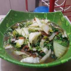 รูปของ Sawi Putih Kuah Ikan Asin
