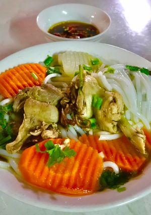 Hình của món Bánh canh gà.