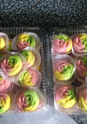 Foto resep Bolu kukus mawar super duper lembuuuut