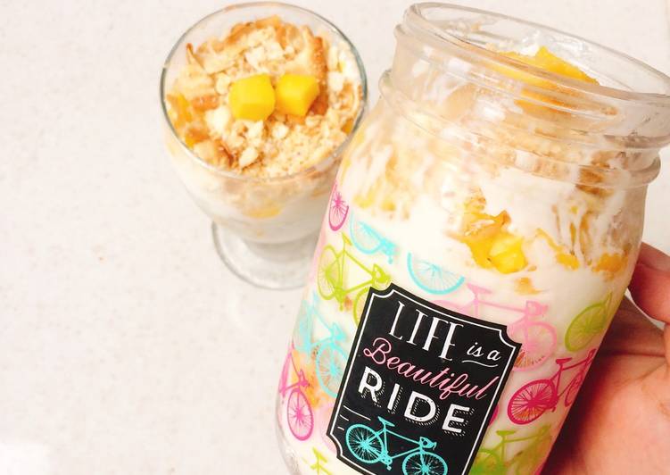 Rahasia Membuat Mango float yoghurt yang Nikmat
