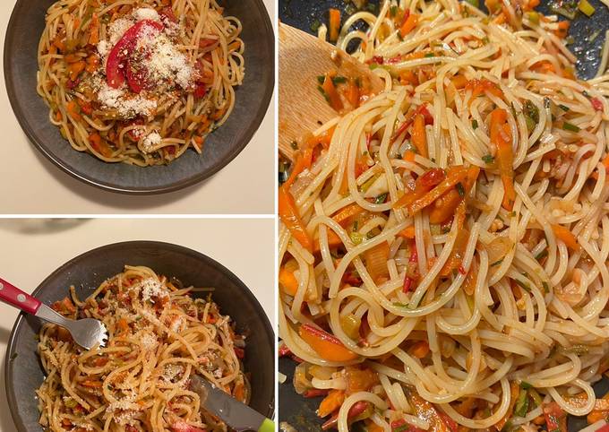 Spaghettis aux légumes de Goût Saveur Santé - Cookpad