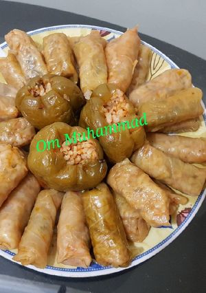 صورة لوصفة محشي كرنب او ملفوف بدبس الرمان