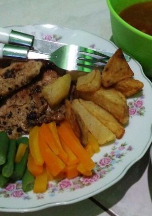 Foto resep Chiken steak alaala