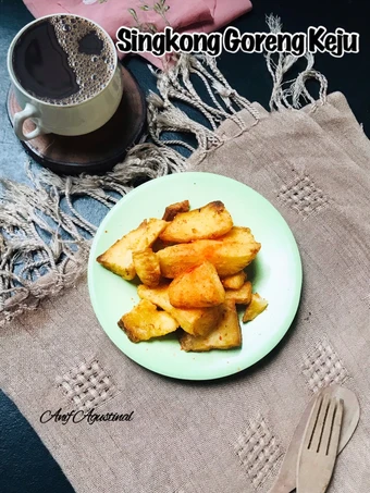 Langkah Gampang Membuat Resep Singkong goreng keju yang Lezat Anti Ribet, Menggugah Selera