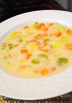 Una foto de Sopa de papa