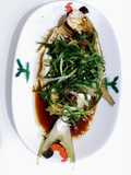 Steam Pomfret with spicy black bean paste