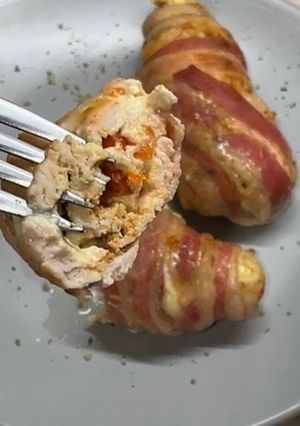 Beconös tekercsek🥓 recept fotója