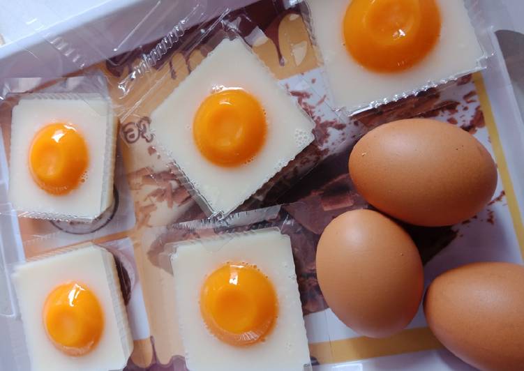Puding telur ceplok