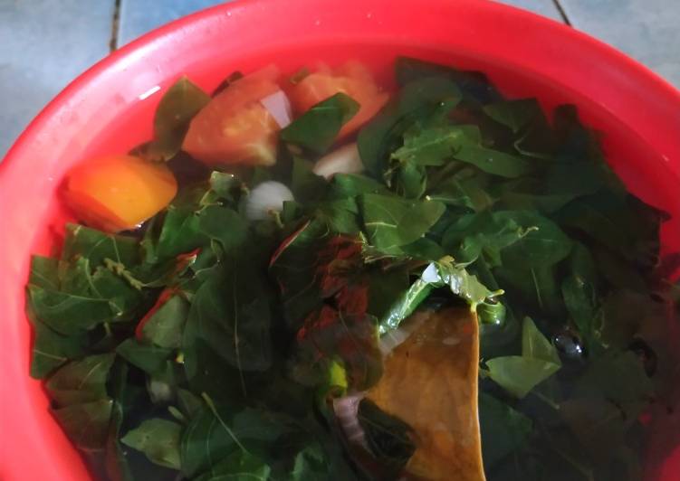 Resep Sayur bening daun katuk Anti Gagal