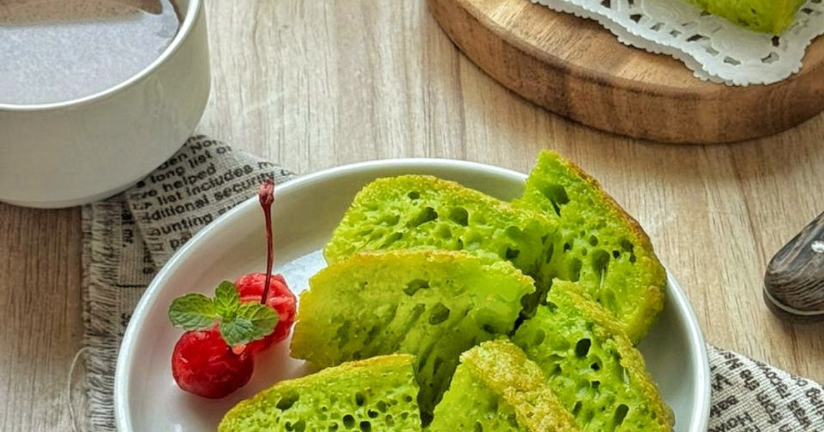 Resep Bika Ambon Pandan (versi Loyang) Rasanya Maknyus